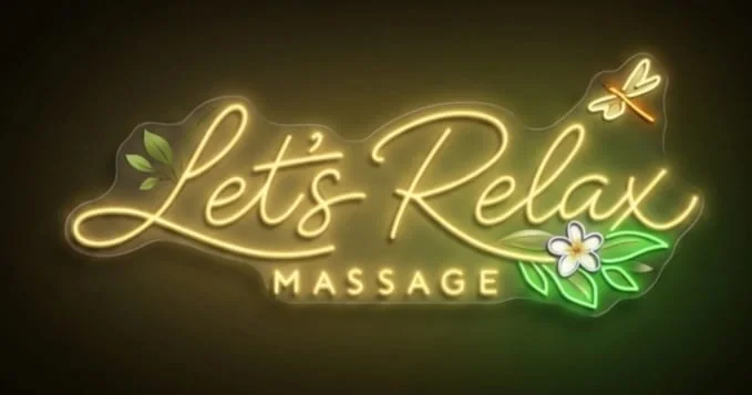 Let's Relax Massage logo in Charmhaven